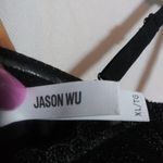 Jason Wu Black Bodysuit with Strappy Design Lace Size XL Photo 4