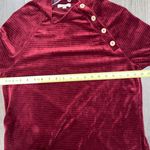 White Birch Maroon Long Sleeve Top Large Photo 3