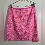 Lilly Pulitzer vintage, pink, shells, mini skirt. Size 8 Photo 1