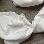 Free People  Beach White Bubbly Puff Sleeve Off The Shoulder Mini Dress S Photo 11