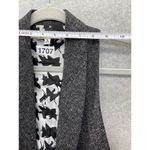 CAbi Women's Vest Marled Gray Size Small One Button Pockets Racerback Photo 8