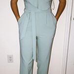 Miss Selfridge Powder Blue Jumpsuit  Photo 0