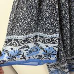 Woman Within  Studded Floral Print Tunic Top Size 22/24 Beaded Sheer Lightweight Photo 2