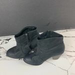 ALDO  Black Duster Ankle Booties  Zip Size Heeled Boots 8.5 Photo 3