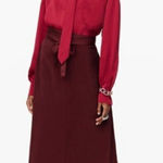 ZARA NWT  Limited Edition Satin Shirt Dress Photo 0