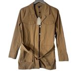 Universal Standard  Belted Jacket Cinnamon Swirl Brown Photo 0