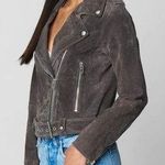 BLANK NYC Suede Moto Jacket Photo 4