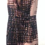 Beth Bowley Sleeveless Cotton Silk Printed Sheath Dress in Pink Black Size 2 Photo 0
