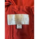 Azazie Eren ? Bronzer‎ Satin Mermaid Full Length Dress Custom Size A16 Rust Read Photo 2