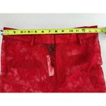 Victoria's Secret  Set VS Lingerie Pants Bra 36 D Red Lace Sexy Archives Hot​ Photo 7