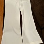No Boundaries  Stretch White Flare Leg Dress Pants Low Rise Pockets. Sz 19 Jr. Photo 1