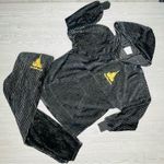 Disney  word 50th lux spirit jersey hoodie and sweat pants set gold and black s/m Photo 2