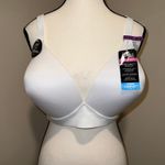 Bali Comfortflex Fit Molded Foam Cup Bra White Triple Hook Cool Comfort Size 2XL Photo 1