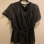 Gypsies & Moondust Black Sequin  Peplum Top. Photo 2