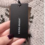 VERO MODA NWT  Snowflake Pullover Cream Sweater Christmas Holidays Size Small Photo 5