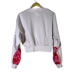 Nike Camo Panel Cropped Sweatshirt Womens M Pink Streetwear Athleisure Y2K Photo 5