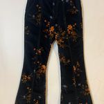 Forever 21 Womens Western Country Festival Floral Corduroy Flare Pants Size S Photo 1
