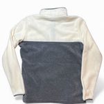 Columbia  Fleece Pullover Half Snap Benton Springs White Gray Women's Medium Warm Photo 1