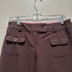 No Boundaries Vintage Y2K 2000s  Brown Flare Capri Pants Sz 5 Juniors Photo 4