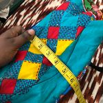 Unique Unisex African custom handmade patchwork backpack school work laptop computer bag purse large Measurement in pics Photo 6