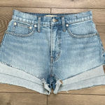 Madewell The Perfect Vintage Ultra High Rise Blue Jean Shorts Size 27 Photo 0