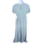Show Me Your Mumu  Emily Empire Maxi Dress L Silver Sage NWT Formal Photo 10