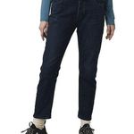 prAna Women’s Buxton Slim Fit Straight Jeans Deep Blue Dark Wash 4 Photo 0