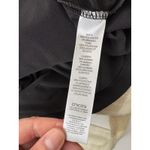 Chico's  Size 1 US M Blouse Black Long Sleeve Ruffle Bell Tie Back Detail Shirt Photo 5