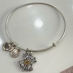 ALEX AND ANI  Harry Potter Silver Charm Bracelet with Hogwarts Crest Photo 0