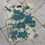 Pretty Little Thing - Mint Tie Dyed Crop Top Photo 0
