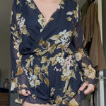 Altar'd State  Floral Romper Photo 0