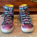 Reebok Rolland Barry x NPC Mid Multi-Color Floral Silk Screen $200 EUC US Wmn 8 Photo 2
