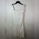 Likely X Revolve Hara Square Neckline Ruffle Cross-Back Strap Lace Midi Dress 6 Photo 3