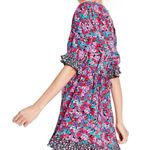 Rixo X Target Floral Puff Sleeve Mini Dress Red Size 4 Photo 1