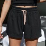 Lunya Sz XS High Rise Pima Cotton Shorts Black Photo 0