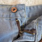 Light Blue Distressed Ripped Denim Y2K Jean Shorts Size 28 Photo 4