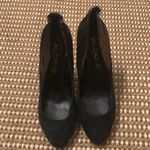 ALDO  Gold and black suede high-heel shoes Photo 1