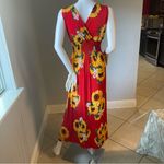New Women’s sunflower floral dress size XXL for size 12 Photo 5