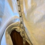 Rollas Layla high rise straight white distressed knee jeans size 27 Photo 8