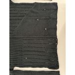 Reclaimed Vintage Sweater Sz M Grunge Whimsigoth Witchy Goth Unisex Black Holes Size M Photo 14