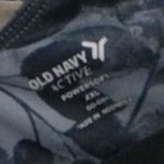 Old Navy  Active Black & Gray Leaf Print Workout Tank with Bra Photo 2