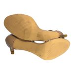 J.Crew Nude Patent Leather Ankle Strap Heels Sandals Womens 12 Beige Dress Shoes Tan Photo 5