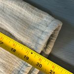 Illa Illa Turquoise Peasant Blouse with Drawstring & Juliet Sleeves | Sz Large Photo 6