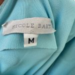 Nicole Bakti Halter Maxi Gown Sky Blue Size Medium Old Money Formal Y2K Glam Photo 9