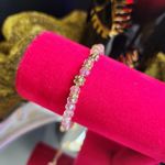 Anthropologie New Crystal Bead Charm Bracelet (Unbranded) Photo 4