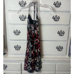 Body Central Y2K Geometric Halter Dress Photo 5