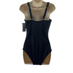 Swimsuits For All Black Ruched One Piece Swimsuit Womens Size 12 Photo 5