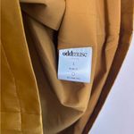 NWT Odd Muse Bronze Satin The Ultimate Muse Straight Neck Ruched Mini Dress L Gold Size L Photo 7