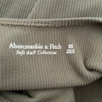 Abercrombie & Fitch Abercrombie Green Rib Knit Thong Back Bodysuit Photo 2