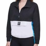 DKNY Sport Color Block Pullover 1/2 Zip Jacket Size Medium Photo 0